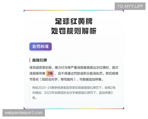 足球红牌规则详解：判罚条件与常见误区解析
